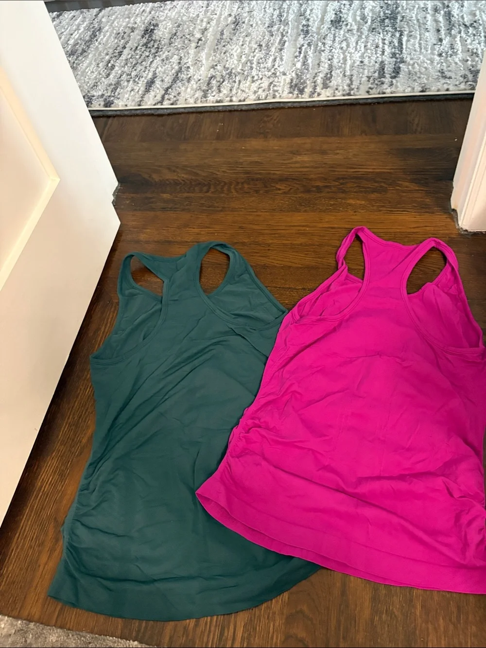 2 Athleta Racerback Tank Tops - M - Picture 2 of 4